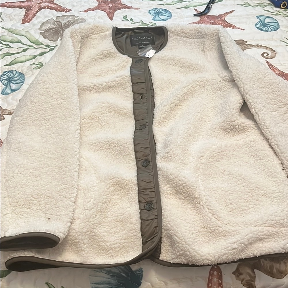 Sanctuary Cream Sherpa Jacket